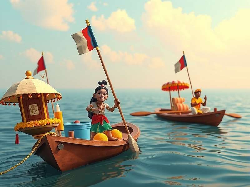 Ganges Explorer Tom Indian festival event